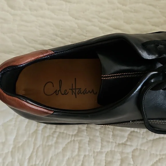 Cole Haan Men's Zeno Lace II Oxford Black Shoes 9.5 M - Picture 9 of 15